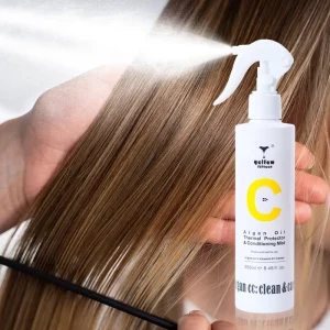 Argan Oil Heat Protectant Mist Hair Moisture Silky Shine Spray for All Hair Type