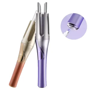 Auto Rotary Fast Heating Ceramic Hair Curler for Women LED Temperature Electric Styling Iron with PTC Heater for Household Use