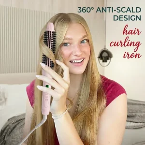 Auto Rotating Electric Hair Curler 19 22 26mm Curling Comb Brush with LED Temperature Display Hair Curling Iron