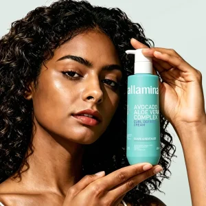 Avocado Aloe Vera Curl Control Cream Lightweight Botanical Curl Styler for Natural Looking Curls