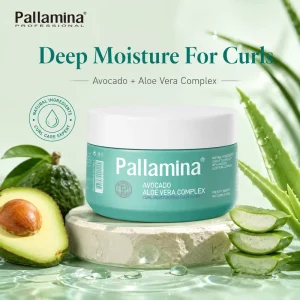 Avocado Aloe Vera Curl Moisturizing Cream Hair Mask for Dry Curly Hair Repair Deep Nourishment Soft Shine