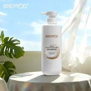 BREMOD Keratin Sulfate Free Hair Shampoo for Bond Repair Oil Control Strengthen Strands Scalp Gentle Cleansing Shampoo 450ml