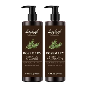 Baby Hair Essential Oil Ginger Hair Growth Shampoo Set Fast Rosemary Shampoo and Conditioner for Hair Growth