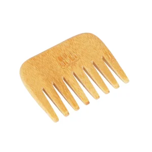 Bamboo Wood Wide Teeth Comb Eco Friendly Rustic Hotel Salon Hair Care Anti static Detagling Hair Pick