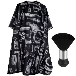 Barber Cape Hairdressing Professional Hair Salons Styling Custom Printed Cutting Barber Cape