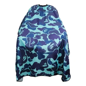 Barber Cape Hairdressing Professional White Custom Printed Cutting Barber Cape