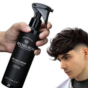 Barber Salon Mens Hair Care Styling Products Dry Naturally Hair Freeze Strong Hold Sea Herbal Salt Styling Spray