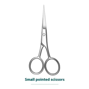Barber Shop Beard Thinning Scissors Stainless Steel Scissor Facial Hair Clipping Eyebrow Trimming Scissors
