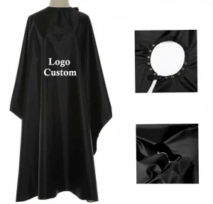 Barber Shop Capes for Men Hair Cutting Cape with Metal Snap Closure Professional Salon Large Hairdressing Cape for Hair Stylist