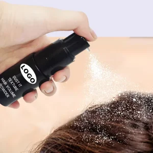 Barber Styling Hair Volume Texture Cooling Powder Spray with Pump Deformer Scented Powder