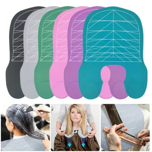 Barber Thicken Silicone Cape Luxury Custom Hairdressing Cape Barber Tools Private Label Hair Cutting Cape