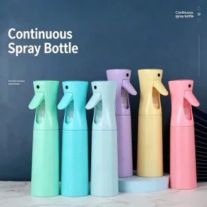 Barbershop Salon Use Ultrafine Mist Hair Spray PET Bottles 200ml-500ml Refillable Pump Sprayer for Liquid Water Use