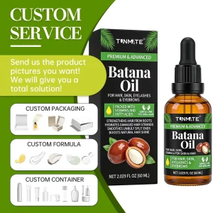 Batana Essential Oil OEM Hair Growth & Nourishing Oil Argan Oil Moisturizing Repairing for Damaged Hair Organic All Hair Types
