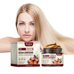 Batana Herbal Hair Cream Rinse-Off Moisturizing Conditioner for Dry Hair Concentrated Formula Smooths Nourishes Repairs