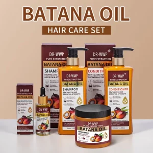 Batana Oil Hair Care Set Repair Dry Damaged Hair Nourishing Smoothing Shampoo Conditioner 500ml Hair Care Set