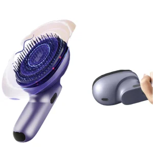 Beauty Color Light Negative Ion Scalp Massage Device Portable Hair Scalp Massager Oil Applicator