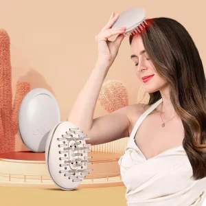 Beauty Device Handheld Red Light Therapy Massager Straight Device 640nm 650nm Scalp Comb for Hair