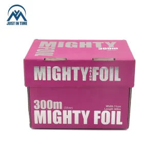 Beauty Salon Premium Grade Professional Aluminum Foil Cap for Hair Salon Aluminum Foil Logo Hairdressing