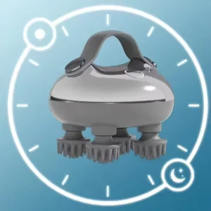 Beauty Salon Timed Wireless Silicone Scalp Massager Relaxing Hair Massager Stress relieving Massage Product