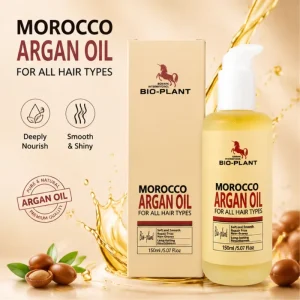 Best Quality Private Label Manufacturer Morocco Argan Oil Hydration Natural Hair Serum for Dry and Damaged Hair
