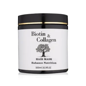 Bio Biotin Collagen Hair Mask with Protein for Anti Hair Loss Deep Conditioning and Repair Damaged Hair Treatment Factory
