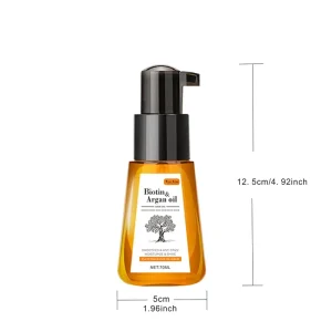 Biotin Argan Oil 70ML Scalp Serum Hair Growth Anti Frizz Unisex Daily Care Herbal Deeply Nourishes Treatment Oil