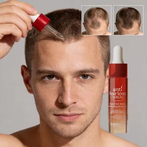 Biotin Hair Serums for Anti Loss Natural Vegan Herbal Regrowth Hair Treatment Relief Scalp Care Hair Growth Serum for Men