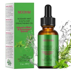 Biotin Rosemary Essential Oil Promote Hair Growth Strengthen Scalp Repair Care Mint Rosemary Hair Growth Oil