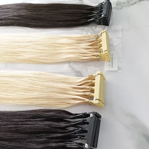 Black Blonde Color 5 Row 10D Remy Hair 6D Machine Tools Kits Third Second Generation 6D Human Hair Extensions