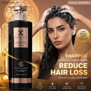 Black Gold 750ml Anti Hair Loss Shampoo Signature Scent Strengthens Hair Roots and Reduces Shedding OEM Available