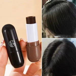 Black Hair Dye Comb Stick Quickly Waterproof Cover Gray Hair Cream Pen Stick Color for White Hair