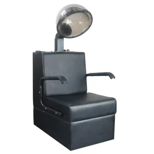 Black Hair Hood Dryer Chair Salon Furniture Standing Oil Treatment Perm Heating Hair Machine Steamer for Beauty Salon
