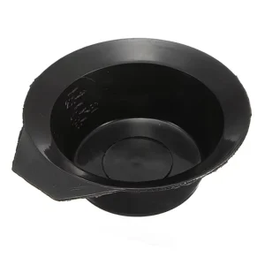 Black Plastic Hair Dyeing Bowl with Color Mixing Feature Reusable & Lightweight for Purchase Hair Salons Barber Shops