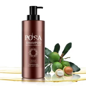 Botanical Hair Growth Shampoo Private Label Anti Hair Loss Oil-Control Enhance Hair Elasticity Natural Shampoo 1000ml