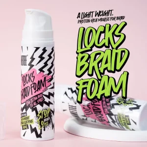 Braid Mousse Strong Hold Mousse Pour Cheveux Private Label Control Frizz Braid Styling Moisturizing Styling Mousse for Braids