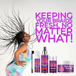 Braiding Gel Extra Hold Custom Label Braid Sheen Spray Long Lasting Add Shine Braid Mousse