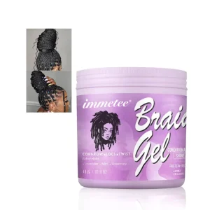 Braiding Gel OEM ODM Loc N Twist Hair Styling Gel Extra Hold Styling Edge Control Braiding Gel