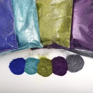 Broyal Nontoxic 108 Colors Eco-friendly Fine Colored Glitter Powder for Nail Hair