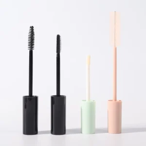 Bulk Custom Flyaway Cream Mascara Brow Mascara Makeup Packaging Flexible Plastic Tube for Hair Styling Soft Tube with Brush