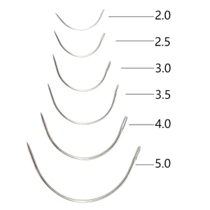 C Type Needle Curved Needles Salon Styling Tools Not Rusty Weaving Hair Extension Needles