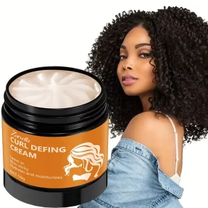 CURL DEFINING CREAM 50g with Argan Oil for Wavy and Curly Hair Hair Moisturizer and Deep Conditioning for Shine