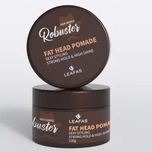 Care Manufacture Private Label Fat Head Pomade Strong Hold Shiny Hair Men OEM ODM 100g Cream Low MOQ Shiny and Smooth