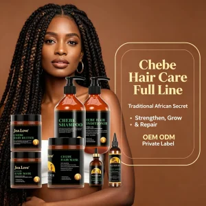 Chebe Hair Care Set Shampoo Conditioner Deep Treatment Cream Oil Butter Repair Dry Damaged Hair OEM ODM Private Label
