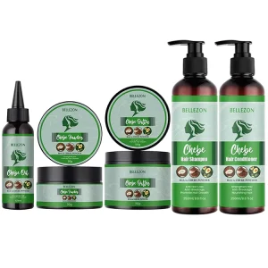 Chebe Powder Hair Growth Strengthen Hair Care African Chebe Oil Hair Butter Chebe Shampoo and Conditioner