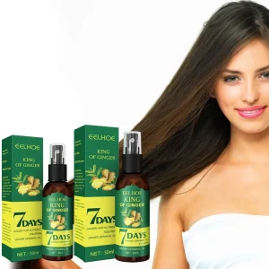 China 30ml Hair Growth Serum 7 Days Regrow Ginger Germinal Essential Oil Hair Growth Serum Spray