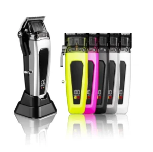 Chinese Barber Hair Clippers Professional USB Rechargeable Mini Salon Hair Clippers for Men with Charging Base