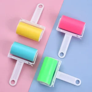 Clean Silicone Sticky Hair Roller Washable Suction Hair Roller Brush Removal Powerful Dusting Hair Removal