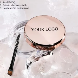 Clear Eyebrow Solid Gel Styling Kit Long Lasting Wax Waterproof Soap Pomade Brow Freeze for Eyebrow Re growth