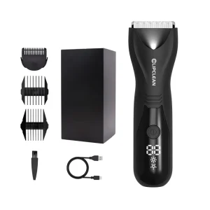 Clipclean Good Quality Rechargeable Professional Cordless Electric Waterproof Ceramic Hair Trimmer Clippers for Men Lithium Ion