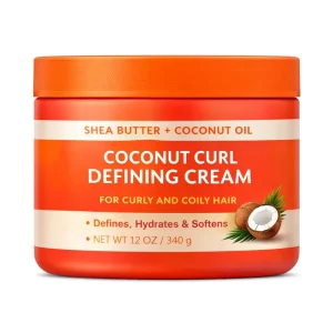 Coconut Curl Defining Cream with Shea Butter for Natural Hair Anti Frizz Styling OEM Private Label Manufacturer